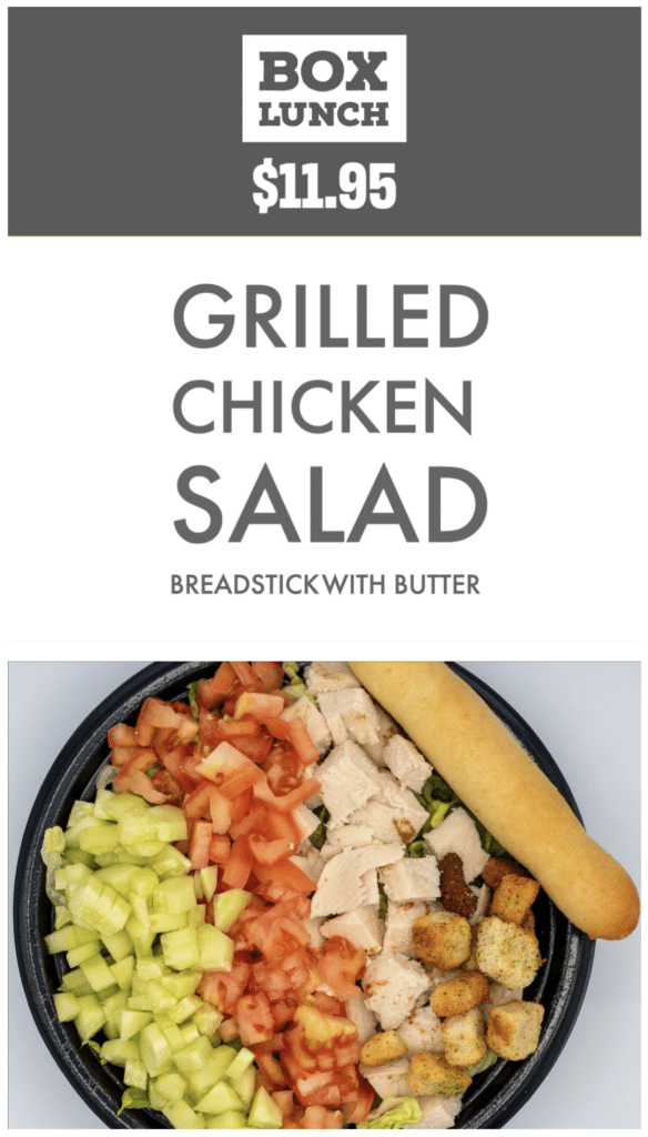 Mintahoe Grilled Chicken Salad